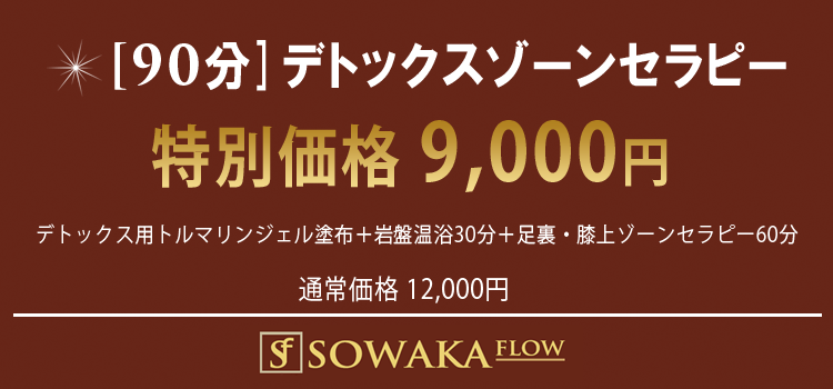 デトックスゾーンセラピー90分